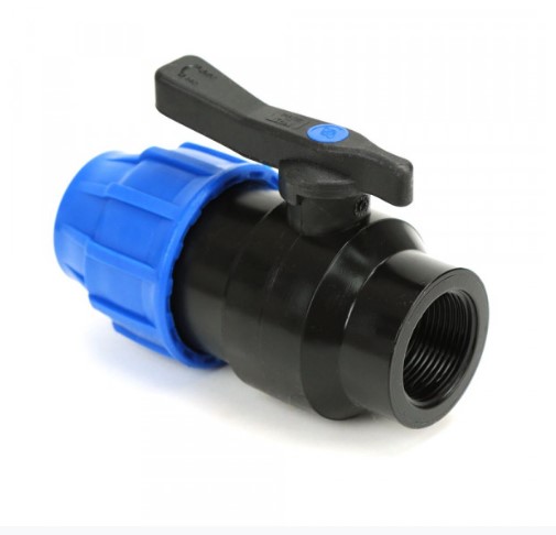 ball valve female compression pp